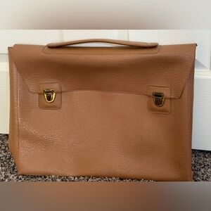 Vtg 60's PROPERTY OF US GOVERNMENT Dark Tan Pebbled Vinyl Pouch /Case